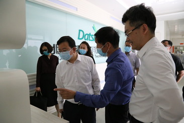 昌平區領導蒞臨大清西格參觀考察